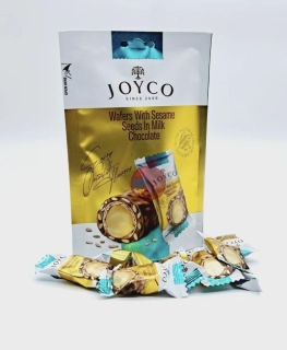 OPLATKY se sezamovými semínky v mléčné čokoládě, 80 g