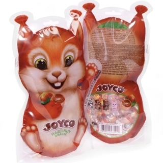 Kakaové dražé s lískovými oříšky VEVERKA, 150g